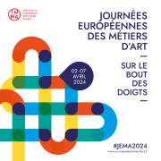 Affiche Journées européennes des métiers d'art 2024