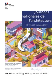 Affiche journées nationales de l'architecture 2024